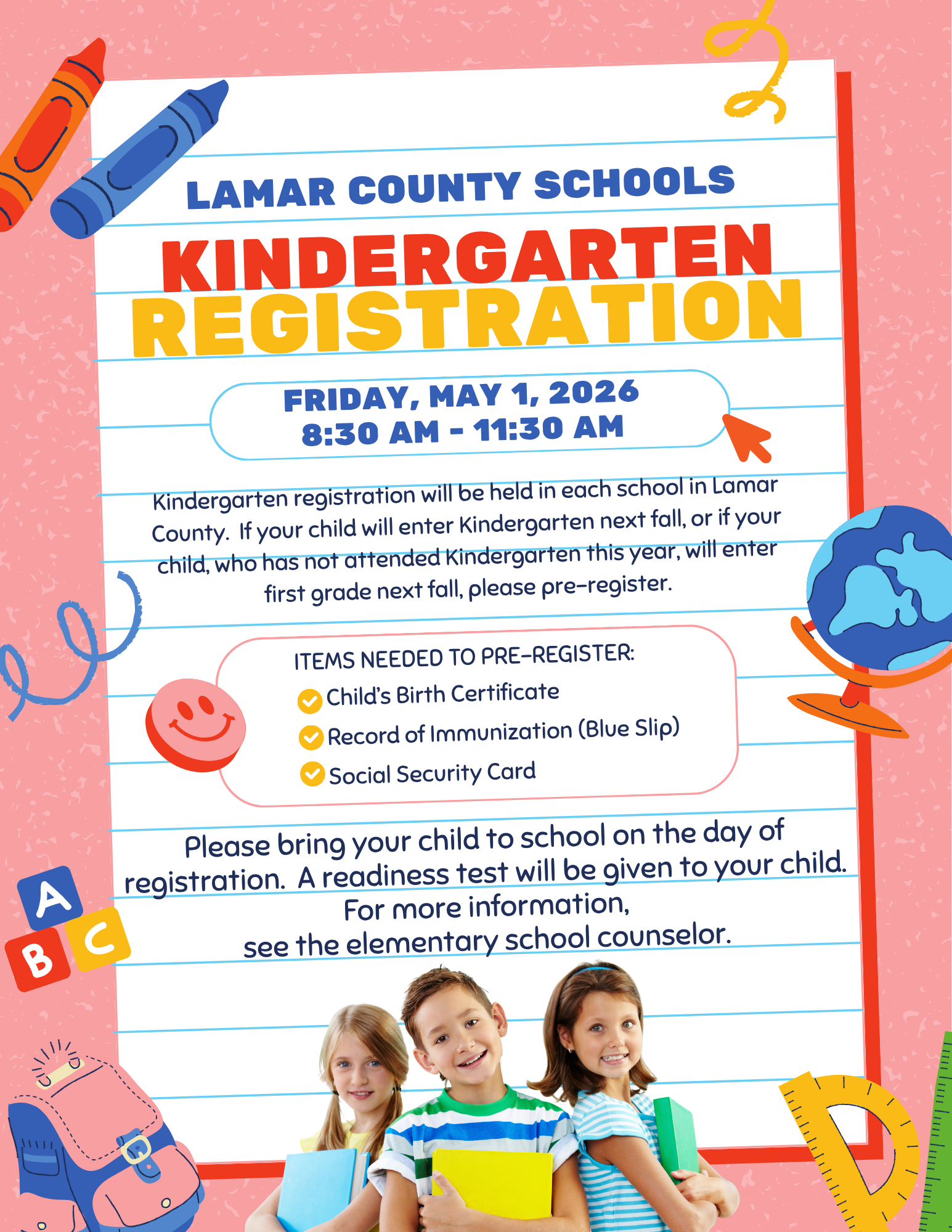 Kindergarten Registration